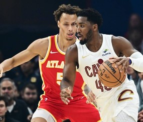 米切尔37分约翰逊空砍23+13 骑士主场胜老鹰